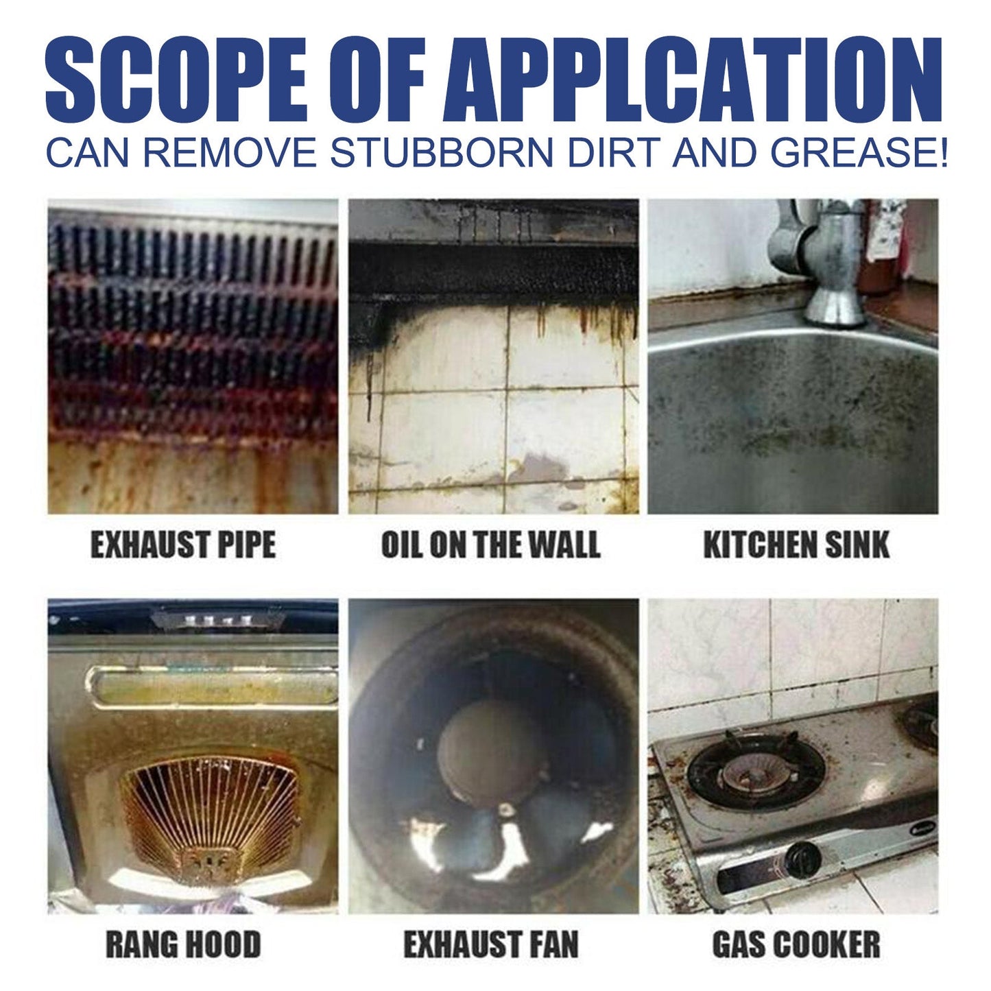 Premium Multi-Purpose Oil Foam Cleaner for Kitchen Use