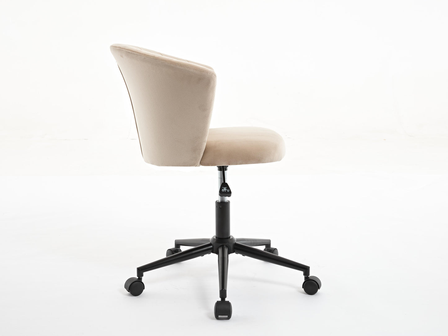 Silla de Oficina en Forma de Flor de Terciopelo con Giro