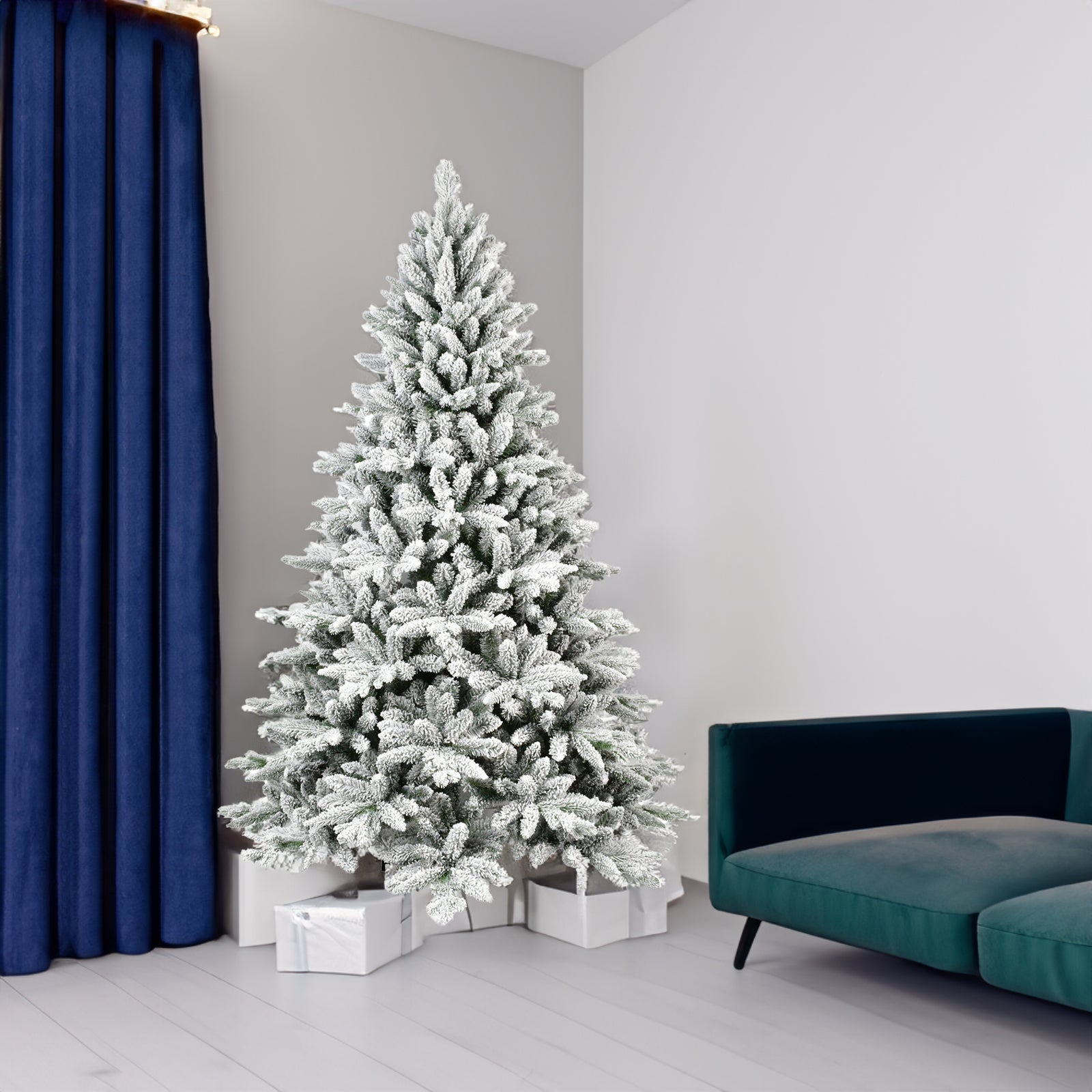 5FT PE&PVC Flocked Christmas tree - Korvel