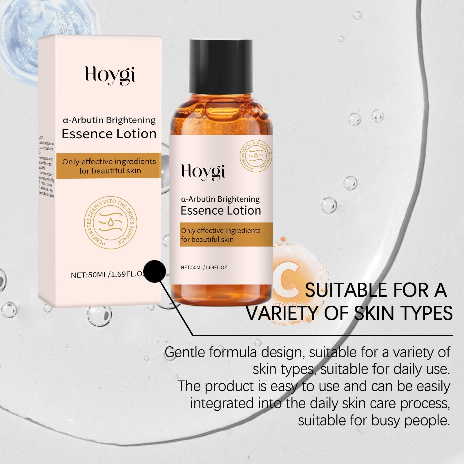 Arbutin Essence Water Moisturizes, Brighens, Nourishes And Moisturizes Skin - Korvel