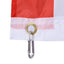 25FT segmented flagpole kit, ultra thick heavy-duty aluminum flagpole with top ball outdoor embedded flagpole - Korvel