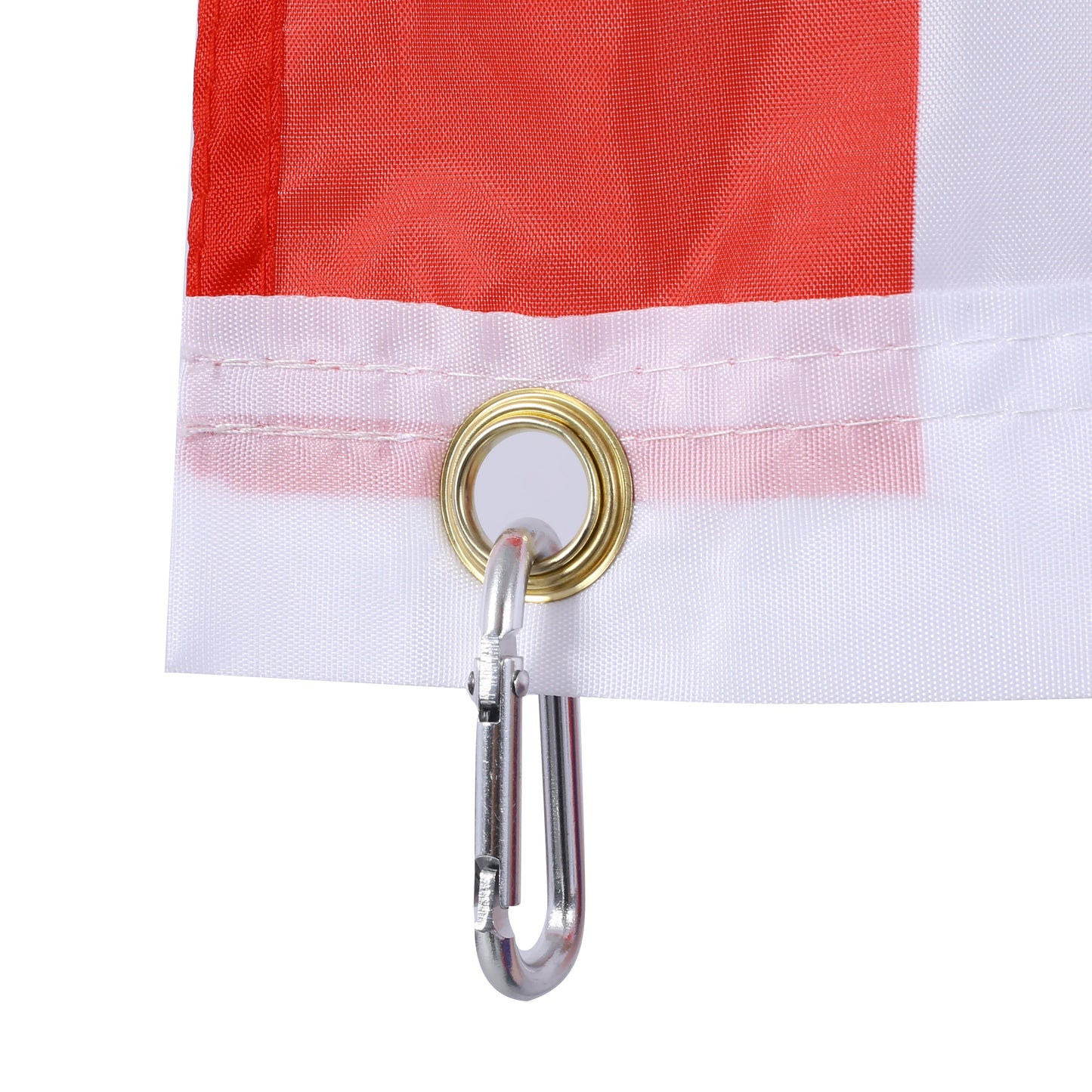 25FT segmented flagpole kit, ultra thick heavy-duty aluminum flagpole with top ball outdoor embedded flagpole - Korvel