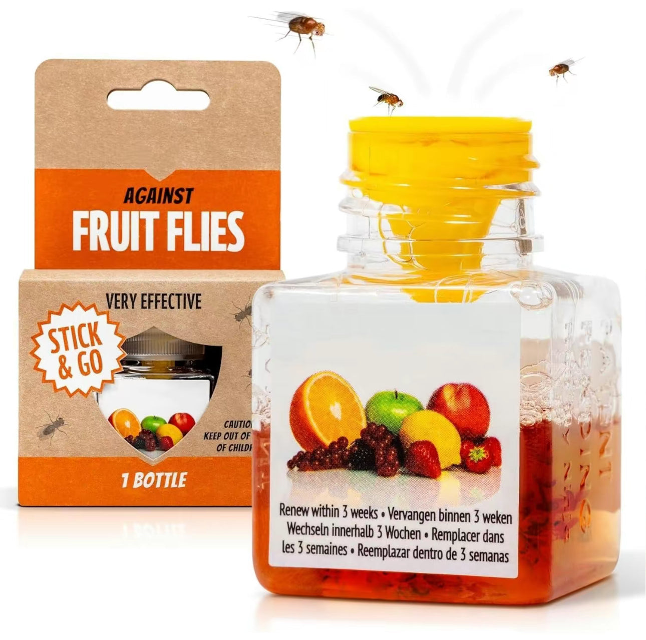 FruitZap Trap - Natural Fruit Fly Catcher