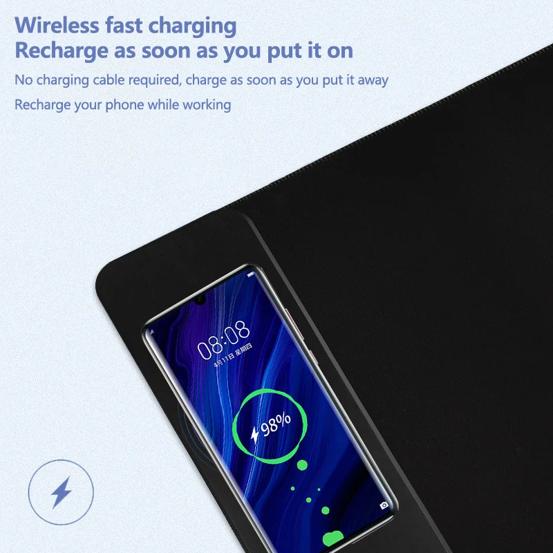 15W Wireless Charging Extra Large Mouse Pad