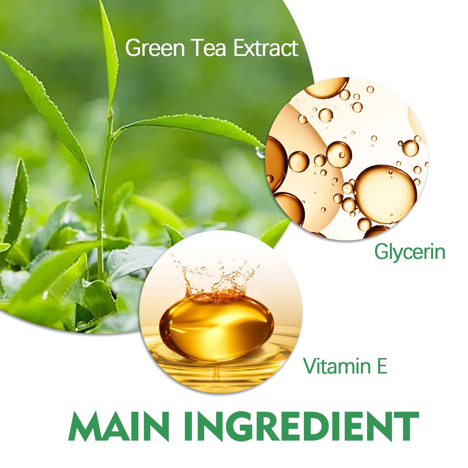 Green Tea Clay Mask Stick, Cleans Tightens Pores Lightens Spots And Removes Blackheads Mud Film Stick - Korvel