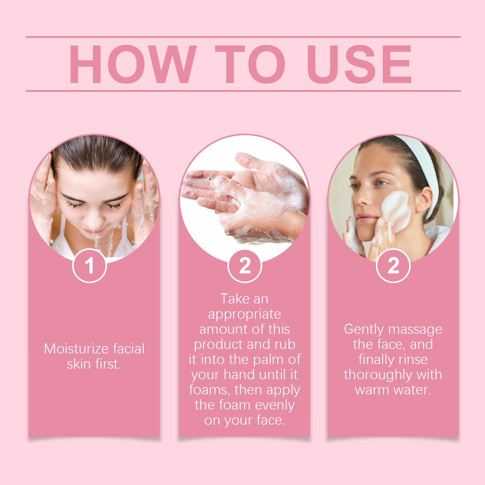 Deep Moisturizing Cleanser Clean Face Moisturizing Moisturizing Non-Tight Soothing Skin Cleanser - Korvel