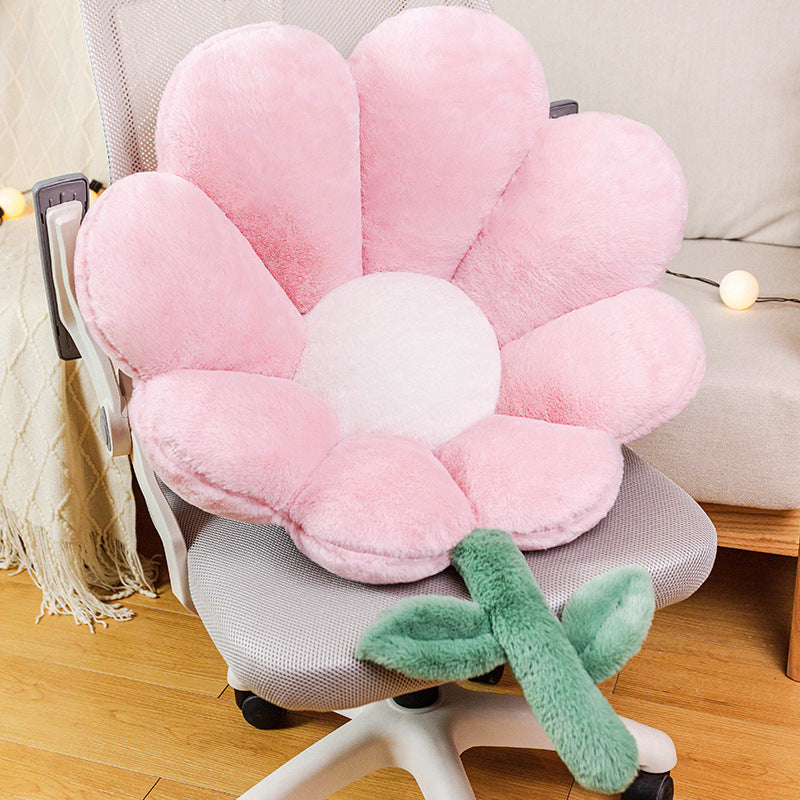 Coussin de siège en peluche floral pour le confort et le style