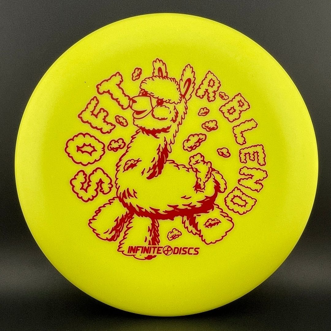 Soft R-Blend Alpaca Disc Golf Putter - Fluffy Alpaca Stamp