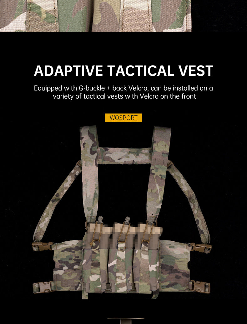 Outdoor 5.56 Triple Magazine Pouches Tactical Pouch Molle Mag Pouch for Hunting Vest - Korvel