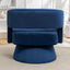 Swivel Barrel Chair, Velvet Accent Armchair 360 Degree Swivel Club Chair for Living Room Bedroom Reception Room - Korvel