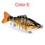 10cm Luya Bait Multi-Section Fish Plastic Hard Bait 15.5g Seven Sections Luya Bionic Bait Section Long Distance Cast Fake Bait Bait - Korvel
