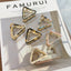 Chic Geometric Acetate Hair Claw Clamps Metal Hair Crab Women Girls Hair Clip Leopard Hairpin Hair Crab Hair Accessories - Korvel
