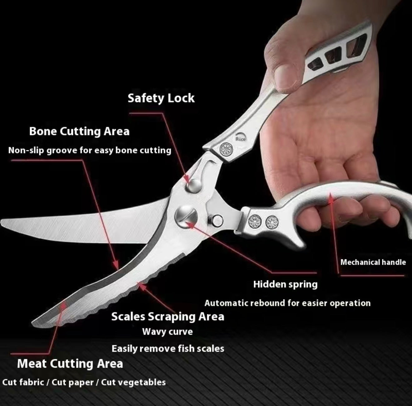 ProBlade Kitchen Scissors - Korvel