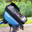 Premium Waterproof Bicycle Handlebar Phone Bag