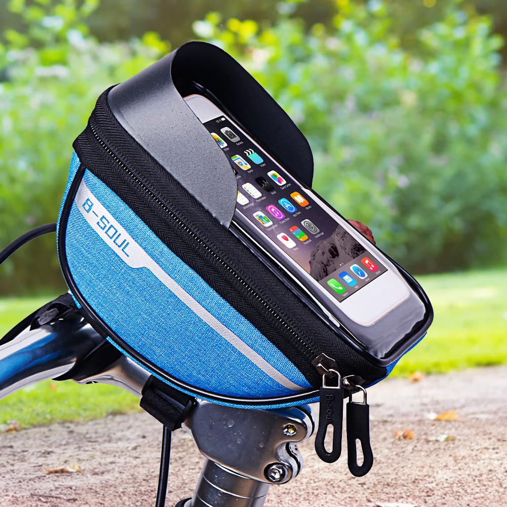 Premium Waterproof Bicycle Handlebar Phone Bag