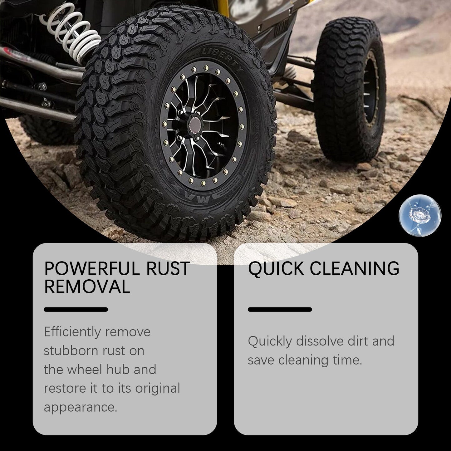 Car Rust Cleaning Agent Car Cleaning Decontamination And Scaling Rebrand Car Tire Rust Cleaning Agent - Korvel