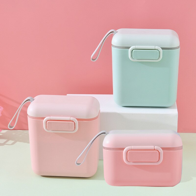 New Baby Milk Powder Portable Baby Food Storage Box Essential Cereal Infant Milk Powder Box Toddle Snacks Container - Korvel