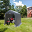 7x8 ft Outdoor Portable Gazebo Storage Shelter Shed with 2 Roll up Zipper Doors & Vents Carport - Korvel