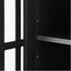 Tall Bathroom Cabinet, Freestanding Storage Cabinet with Drawer and Doors, MDF Board, Acrylic Door, Adjustable Shelf, Black - Korvel