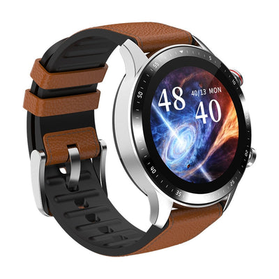New FG08 1.3 Inch Smart Watch Full Touch Round Screen Display Bluetooth Call  Waterproof  TWS Music Smartwatch for Android IOS - Korvel