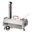 Horno de Pizza Exterior Semi-Automático Plateado de 12"