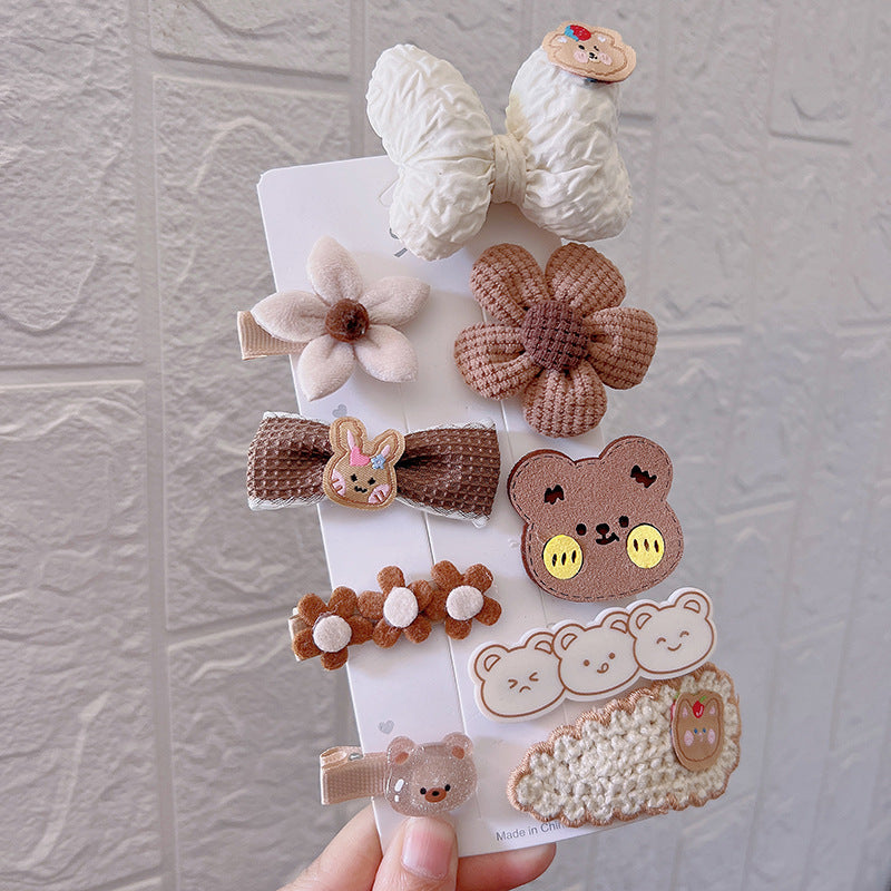 Clip de Pelo de Peluche Adorable para Niñas - Accesorio de Otoño e Invierno