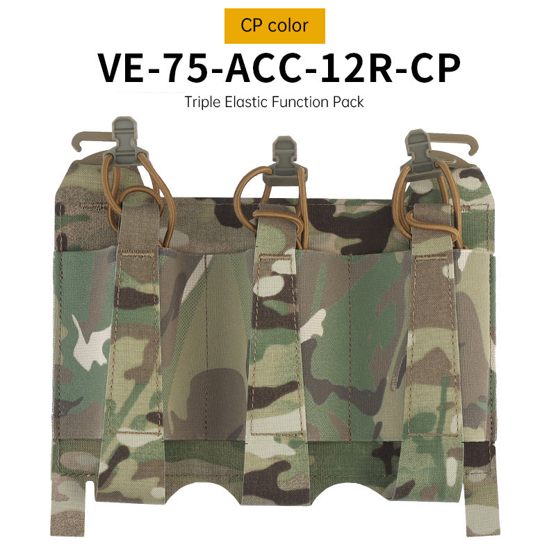 Outdoor 5.56 Triple Magazine Pouches Tactical Pouch Molle Mag Pouch for Hunting Vest - Korvel