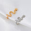 Snake shaped false nose nail nose ring human piercing jewelry for men and women - Korvel