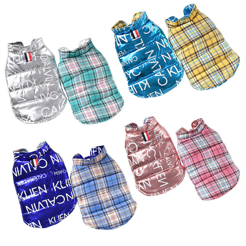 Chaleco Reversible para Perros para Otoño e Invierno