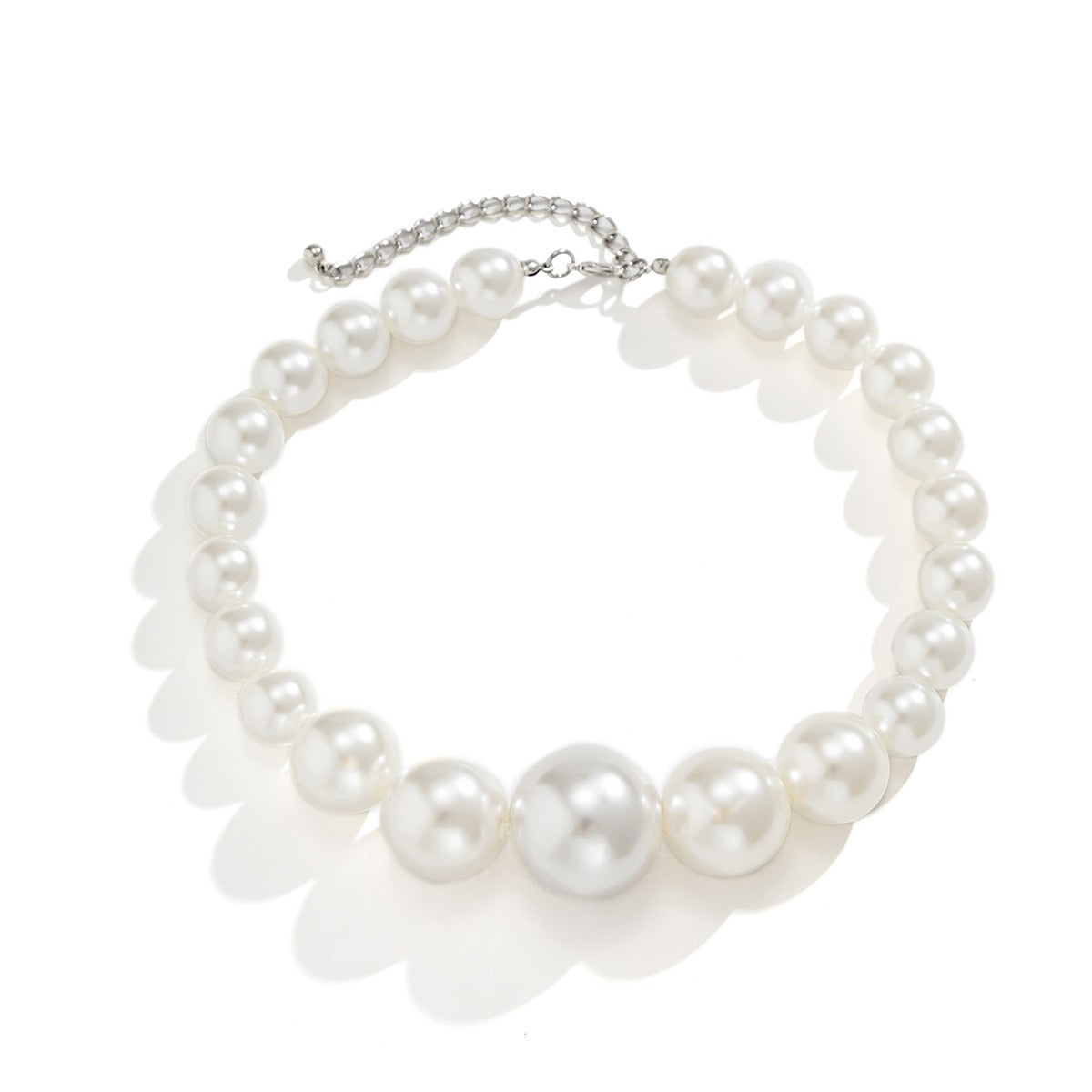 European and American Jewelry Retro Beaded Chain Necklace for Women Ethnic Imitation Pearls Design Necklaces Statement Jewelry - Korvel
