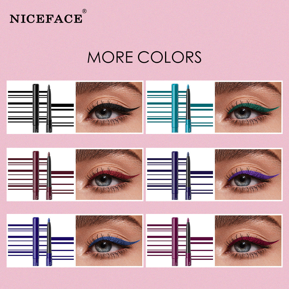 NICEFACE6 Color Matte Color Eyeliner Not Easy To Smudge Eyeliner Gel Lip Liner Eye Shadow - Korvel