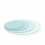 36" Inch Round Tempered Glass Table Top Clear Glass 1/4" Inch Thick Flat Polished Edge - Korvel