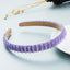 Hair Hoop Hand-Woven Beaded Headband Female Baroque Sponge Hair Bundle Korean Face Wash Hair Accessories - Korvel