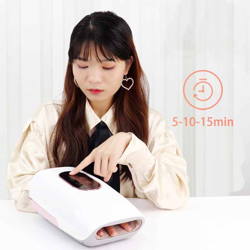 New Hand Massager Smart Hand Massager Warm Sensation Hot Compress Kneading Airbag Push Body Massager - Korvel