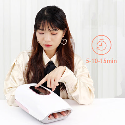 New Hand Massager Smart Hand Massager Warm Sensation Hot Compress Kneading Airbag Push Body Massager - Korvel