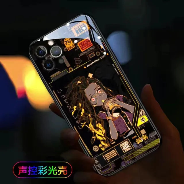 LED Flash Call Light Case For Samsung Galaxy S23 Ultra S22 21 Note 20 Ultra FE Selfie Light Cover for Samsung S21 S20 Plus Coque - Korvel