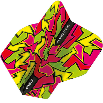 Hardcore Radical Standard Dart Flights - 4 Sets