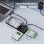 TYPE-C hard drive adapter USB3.1 to SATA IDE easy drive cable 2.5-inch 3.5-inch adapter cable - Korvel