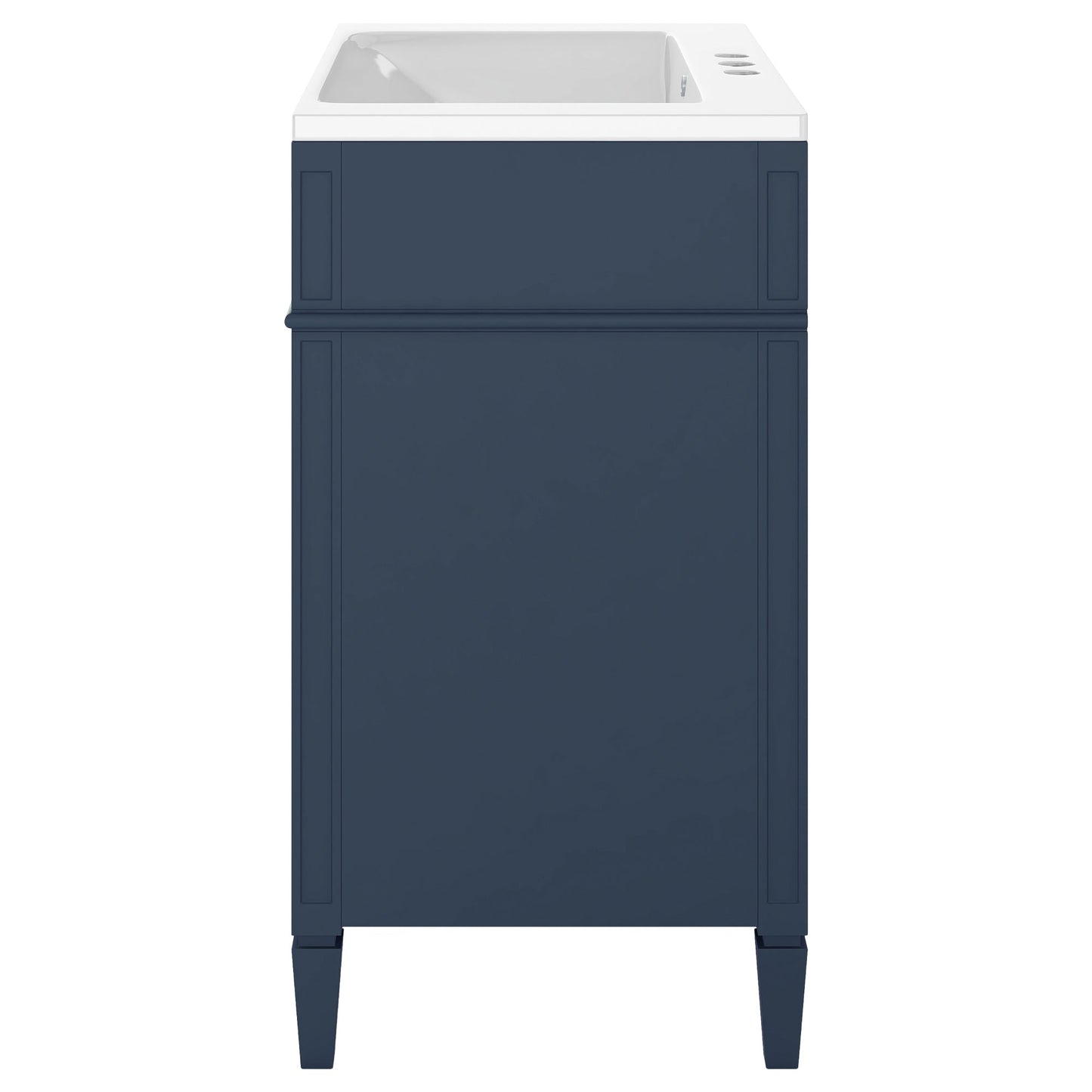 Meuble de salle de bain moderne de 30 pouces avec lavabo et rangement