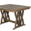 Ensemble de salle à manger TOPMAX en bois massif de style mid-century de 7 pièces