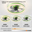 Dimmable LED Ceiling Fan with Modern Design in Green