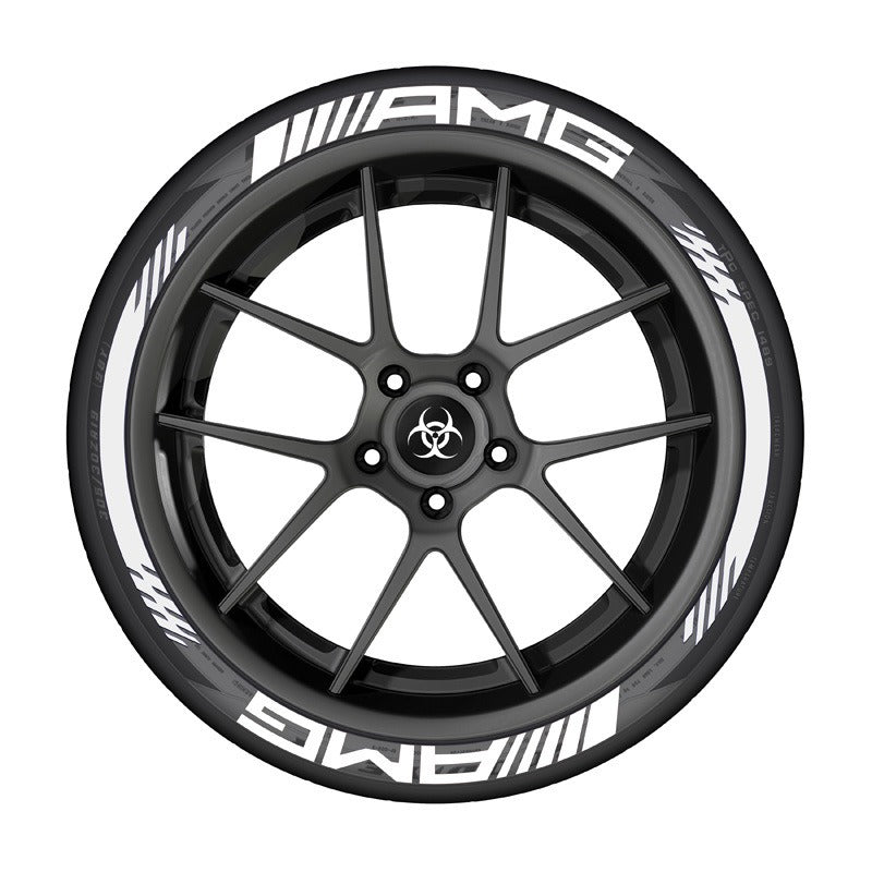 Premium 3D AMG Car Tire Sticker for Stylish Decoration
