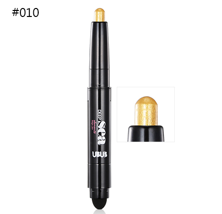UBUB Eye Pencil Eyeshadow Silkworm Pen Velvet Shimmer Earth Double Color Eye Shadow Cream Glitter Makeup Palette Cosmetics - Korvel