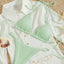 Hanging neck tie bikini multi-color three-point swimsuit hot spring swimsuit - Korvel