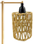 Paper rope lampshade hand woven bamboo lampshade Bohemian style lampshade ﻿ - Korvel