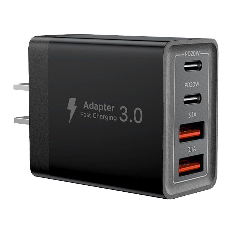 40W Multi-Port Fast Charging Adapter for Mobile Devices