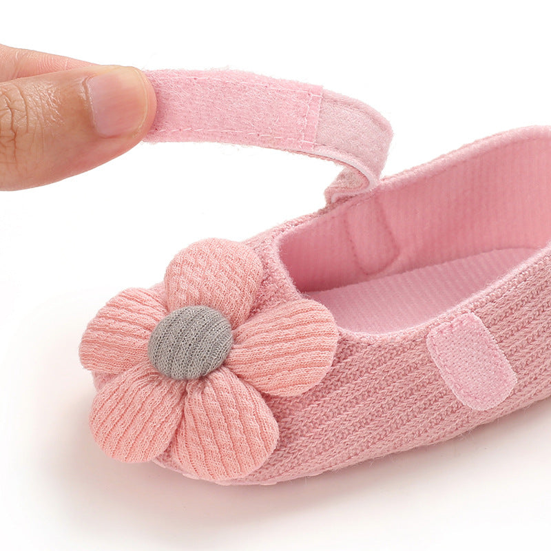 Spring And Autumn Style 0-1 Year Old Baby Toddler Shoes Soft Bottom Breathable Baby Shoes All-Match Princess Shoes - Korvel
