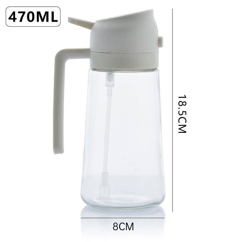 2-in-1 Kitchen Olive Oil Dispenser, Oil Sprayer, Grilling & Picnic Tools - Korvel