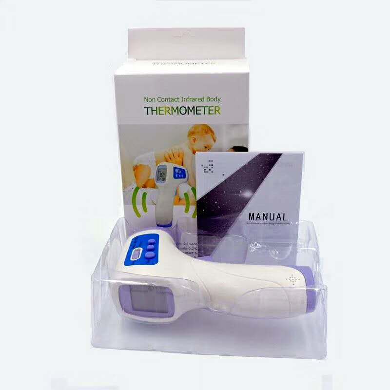 Infrared Forehead Body Thermometer Gun Non-contact LCD displayTemperature Measurement Device Standing Thermometer Adult Kids - Korvel