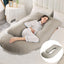 J-Shaped Pregnancy Pillow for Side Sleepers